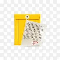 黄色档案袋