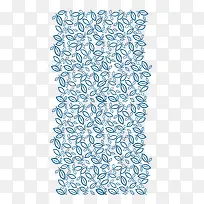 矢量叶子形状花纹底纹