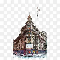 欧洲建筑旅游素材