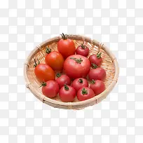 一筐番茄和圣女果