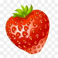 超逼真草莓水果