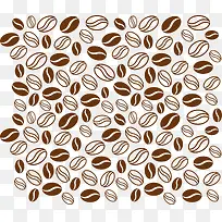 简约棕色咖啡豆