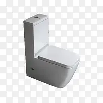 纯白色马桶顿时座便器爱笑水箱靠