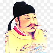 李世民工笔画