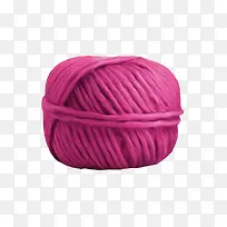 粉色毛线球