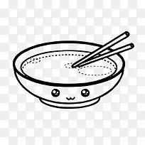 卡通筷子碗