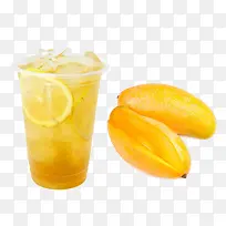 柠檬芒果茶png