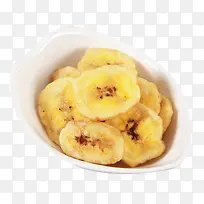 传统脱水香蕉干素材