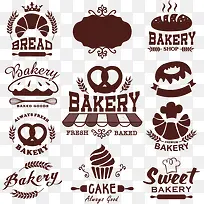 烘焙面包西饼食物图标素材
