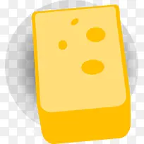 奶酪西餐矢量图