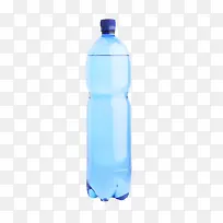 蓝色解渴苏打水蓝色盖子的一瓶饮