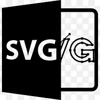 SVG的开放文件格式图标