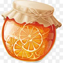 橙子果酱矢量