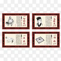 中国四大发明宣传图片素材
