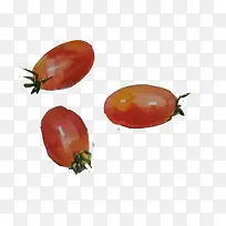 小番茄手绘免抠素材