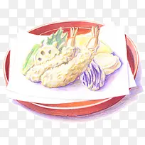 手绘美食
