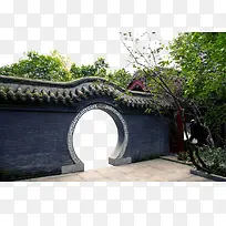 中式拱门园林建筑