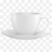 白色咖啡杯免抠素材