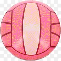 粉色沙滩排球