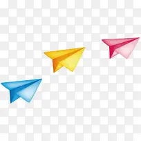 纸飞机一排纸飞机飞翔卡通儿童节六一61