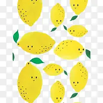 小清新卡通可爱柠檬