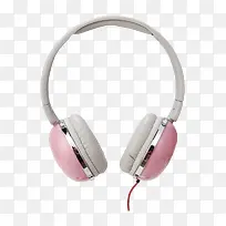 灰粉色小清新耳机