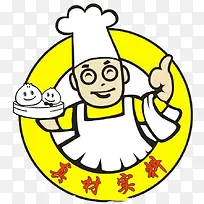 卡通简笔厨师