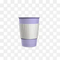 紫色一次性纸杯