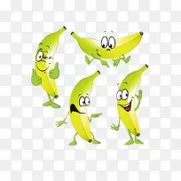 卡通香蕉家族