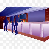 矢量酒吧
