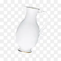 产品实物白色花瓶