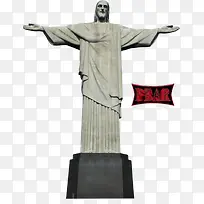 巴西耶稣石雕像