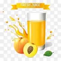 黄桃和果汁