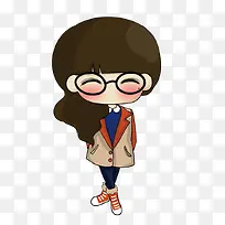 卡通女孩
