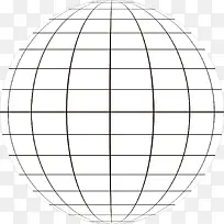 地球线条矢量素材图