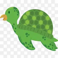 绿色的小乌龟