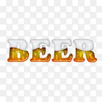 啤酒字体