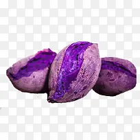 烤好的紫薯