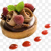 实物精品树莓巧克力蛋糕