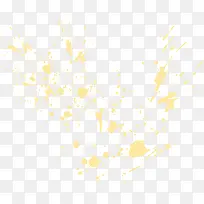 黄色墨痕图案
