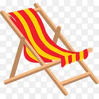 卡通休闲沙滩躺椅