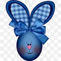 蓝色兔耳朵