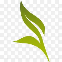 创意手绘扁平形状海藻