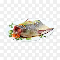 产品实物食材花鲢鱼鱼头