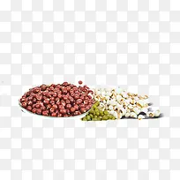 食品海报装饰红豆薏米绿豆