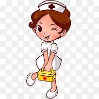 漫画护士医院妇科展板