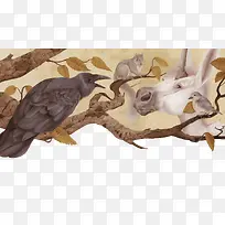 矢量乌鸦