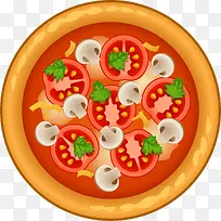 西红柿至尊豪华披萨