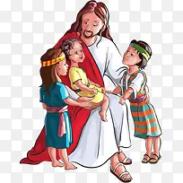 怀抱孩子的耶稣