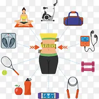 卡通APP图标矢量